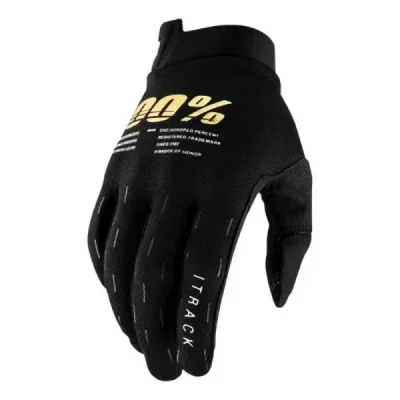100 Procent Rękawice Cross/Enduro Itrack Black Czarny L 100 Procent Rękawice Cross/Enduro Itrack Black Czarny L
