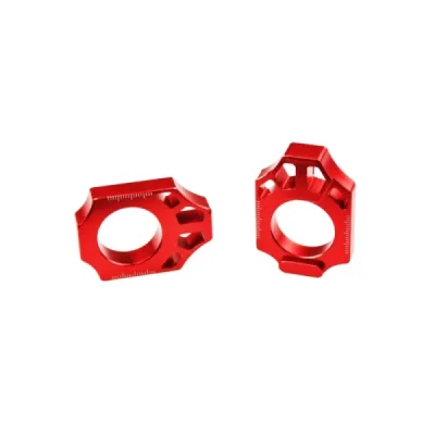 Napinacz osi tylnej kolor czerwony Honda CRF 250R '04-'25, CRF 450R '02-'25, CRF 250RX '19-'25, CRF 450RX '17-'25, CRF 450L '19- Napinacz osi tylnej kolor czerwony Honda CRF 250R '04-'25, CRF 450R '02-'25, CRF 250RX '19-'25, CRF 450RX '17-'25, CRF 450L '19-