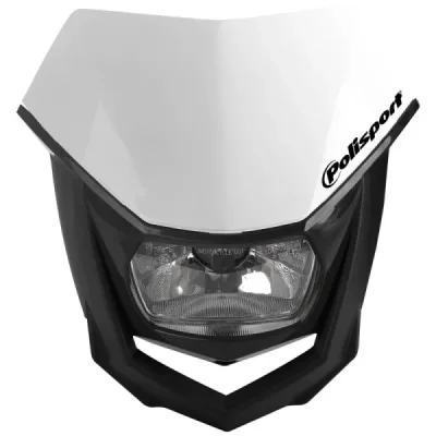 Lampa przednia owiewka Polisport Halo czarno-biała (8657400001) Lampa przednia owiewka Polisport Halo czarno-biała (8657400001)