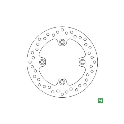 Tarcza hamulcowa tył 220x105x5 do Honda CBR 600F '91-'06, CBR 1000RR '04-'14, CB 600 Hornet, CBR 900, VTR 1000 - NEWFREN Tarcza hamulcowa tył 220x105x5 do Honda CBR 600F '91-'06, CBR 1000RR '04-'14, CB 600 Hornet, CBR 900, VTR 1000 - NEWFREN