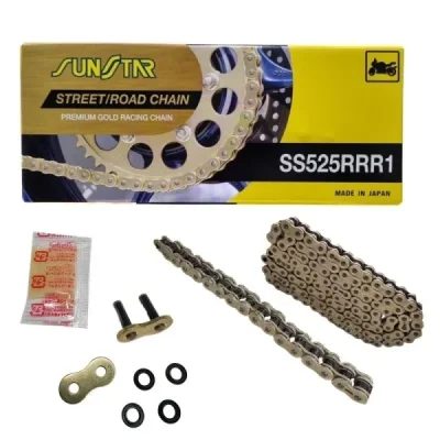 Łańcuch napędowy 525RRR1-118G złoty 525 XW Ring - SUNSTAR Łańcuch napędowy 525RRR1-118G złoty 525 XW Ring - SUNSTAR