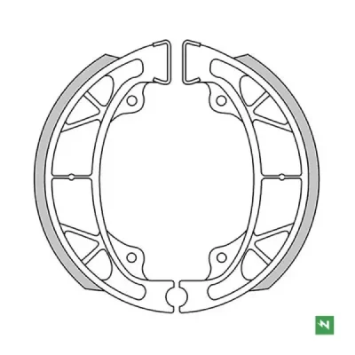 Szczęki hamulcowe Malaguti CR1 50 Crosser 95-98 110x25mm - NEWFREN