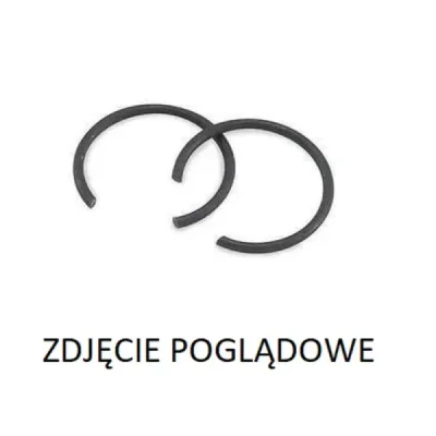 Zabezpieczenie sworznia tłoka, 18.4x1.2mm, 2 sztuki, Namura CL-00072 Zabezpieczenie sworznia tłoka, 18.4x1.2mm, 2 sztuki, Namura CL-00072