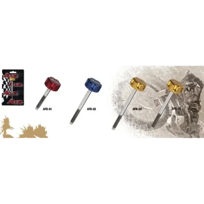 Śruba filtra powietrza Accel Yamaha Suzuki niebieska (AFB02BL) Śruba filtra powietrza Accel Yamaha Suzuki niebieska (AFB02BL)