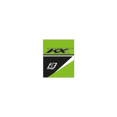 Blackbird Nakładki Ochronne Na Manetki Logo Kawasaki F Oraz H 22 Zielony Czarny