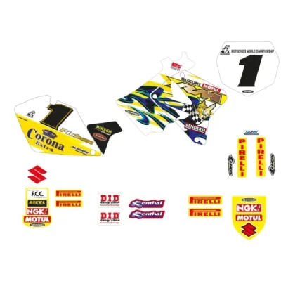 Blackbird Komplet Naklejek (Oklein) Suzuki Rm 125/250 '01-'24 Replica Team Suzuki 2003 Blackbird Komplet Naklejek (Oklein) Suzuki Rm 125/250 '01-'24 Replica Team Suzuki 2003