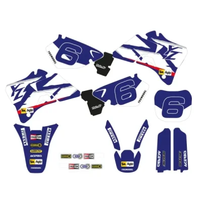 Blackbird Komplet Naklejek (Oklein) Yamaha Yz 125/250 '96-'01 Replica Team Yamaha 1998 Blackbird Komplet Naklejek (Oklein) Yamaha Yz 125/250 '96-'01 Replica Team Yamaha 1998
