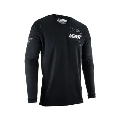 Leatt Koszulka Moto 4.5 Windblock Jersey Black Czarny S