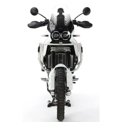 Crosspro Gmole Aluminiowe Osłony Silnika I Chłodnic Ducati Desert X '22- (Pasują Do Oryginalnej Płyty Pod Silnik) Czarny