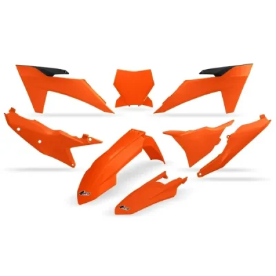 Komplet plastików UFO KTM SX-F 250 350 450 SX 125 250 300 20-23 pomarańczowy (KTKIT529127)
