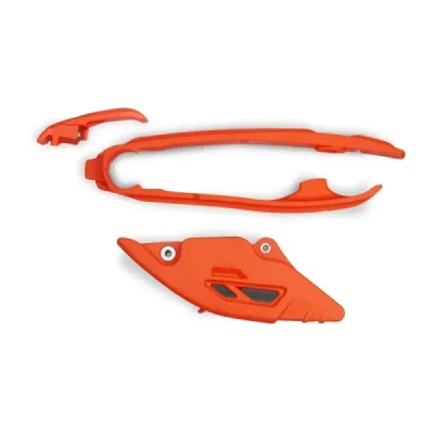 Zestaw ślizg i prowadnica UFO KTM SX-F 250 350 450 SX 125 250 300 2023 pomarańczowy (KT05019127) Zestaw ślizg i prowadnica UFO KTM SX-F 250 350 450 SX 125 250 300 2023 pomarańczowy (KT05019127)