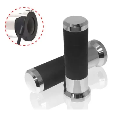 Podgrzewane manetki Koso Titan 22 mm chrom chopper cruiser - AX065MHO