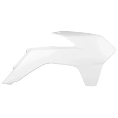 Komplet osłon chłodnicy Polisport KTM 125 200 250 300 450 białe (8417400002)