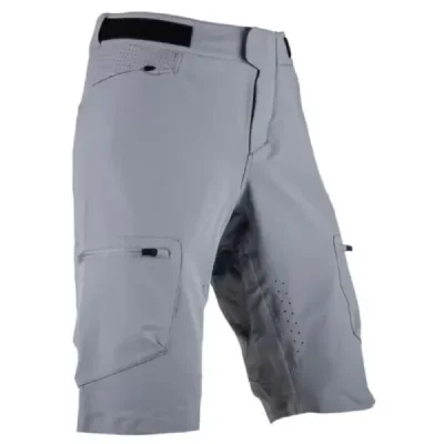 Leatt Spodenki Rowerowe (Dziecięce) Mtb Allmtn 2.0 Junior Shorts Titanium Szary L (140-150 Cm)