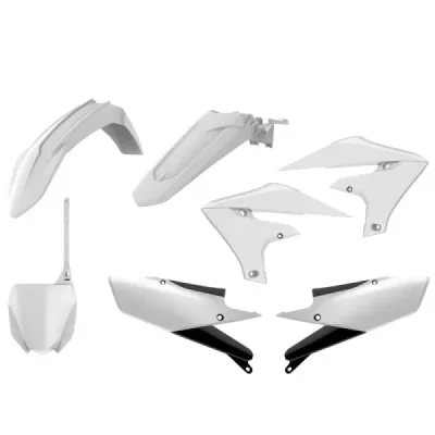 Zestaw plastików Body Kit Polisport biały czarny (90767) Zestaw plastików Body Kit Polisport biały czarny (90767)
