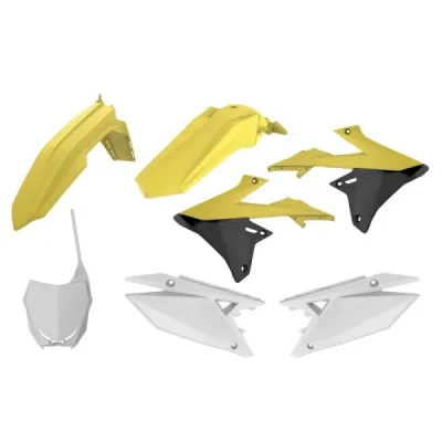Zestaw plastików Body Kit Polisport żółty czarny biały (90763) Zestaw plastików Body Kit Polisport żółty czarny biały (90763)