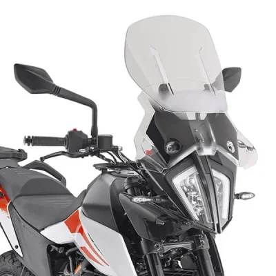 Szyba akcesoryjna Kappa Airstream KTM 390 Adventure 2020 790 Adventure R 19-20 regulowana, przeźroczysta (KAF7711) Szyba akcesoryjna Kappa Airstream KTM 390 Adventure 2020 790 Adventure R 19-20 regulowana, przeźroczysta (KAF7711)