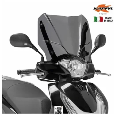 Szyba akcesoryjna Kappa  Honda SH 125i 150i ABS 2012-2016 36,5x45 cm przyciemniana (KD1128S)