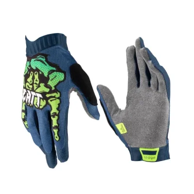 Leatt Rękawice Rowerowe Mtb 1.0 Gripr Glove Zombie Granatowy/Zielony L