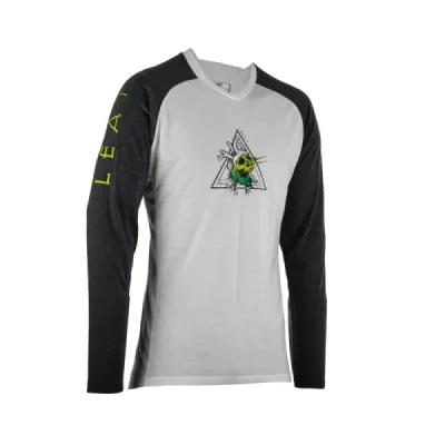 Leatt Koszulka Rowerowa Mtb Gravity 2.0 Jersey Zombie Biały/Czarny S