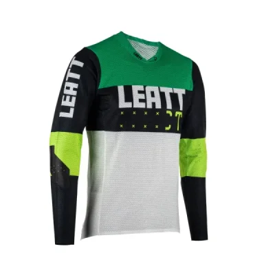 Leatt Koszulka Rowerowa Mtb Gravity 4.0 Jersey Jade Zielony/Czarny/Biały L Leatt Koszulka Rowerowa Mtb Gravity 4.0 Jersey Jade Zielony/Czarny/Biały L