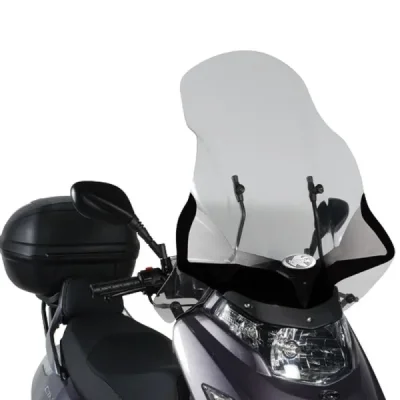 Szyba akcesoryjna Kappa  Kymco Dink 50 125 200 i 2006-2016 67x58 cm przeźroczysta (292DTK)