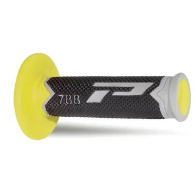 Manetki PG788 trójskładnikowe szary/żółty/czarny 22+25mm dł.115mm off road - PRO GRIP Manetki PG788 trójskładnikowe szary/żółty/czarny 22+25mm dł.115mm off road - PRO GRIP