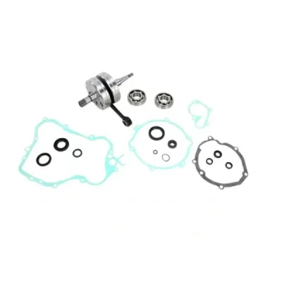 Wał korbowy z zestawem uszczelek i łożysk Wiseco Kawasaki KX 85 100 14-19 (WWPC173)