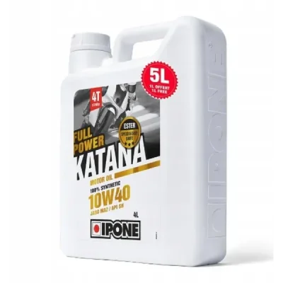 Olej silnikowy Full Power Katana MA2 10W40 ester syntetyk 5L - Ipone