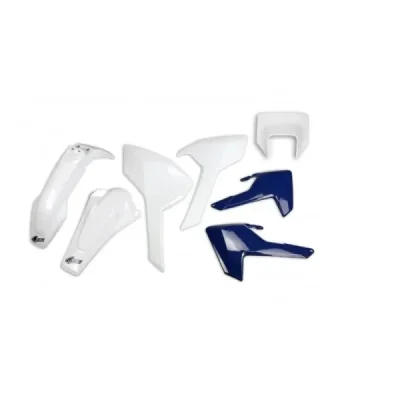 Komplet plastików UFO Husqvarna TX TE FE 17-18 biały z osłoną lampy (HUKIT621999) Komplet plastików UFO Husqvarna TX TE FE 17-18 biały z osłoną lampy (HUKIT621999)