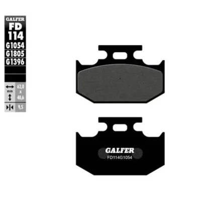 Klocki hamulcowe Galfer KH 152 (FD114G1054) Klocki hamulcowe Galfer KH 152 (FD114G1054)