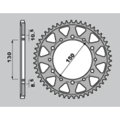 Cht Zębatka Tylna 860 39 (859-39) (Jtr859.39) Yamaha Fzs 600 Fazer 96-03 Cht Zębatka Tylna 860 39 (859-39) (Jtr859.39) Yamaha Fzs 600 Fazer 96-03