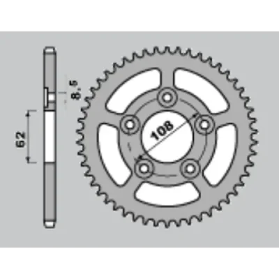 Cht Zębatka Tylna 714 38 Cagiva Mito 125 00-06 (701-38) (Jtr701.38) Cht Zębatka Tylna 714 38 Cagiva Mito 125 00-06 (701-38) (Jtr701.38)