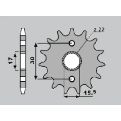 Cht Zębatka Przednia 332 14 (A4250273140) Honda Cr 80/85 Cht Zębatka Przednia 332 14 (A4250273140) Honda Cr 80/85