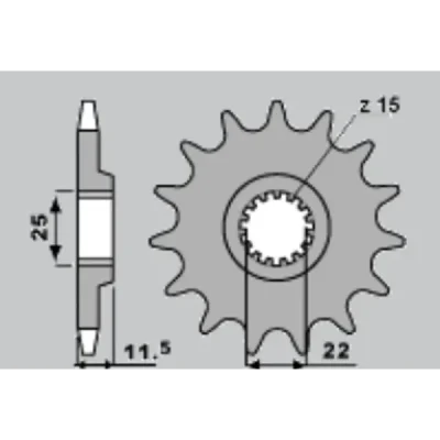 Cht Zębatka Przednia 1252 14 Ktm Lc4 (4021-14) (Jtf1902.14) Cht Zębatka Przednia 1252 14 Ktm Lc4 (4021-14) (Jtf1902.14)