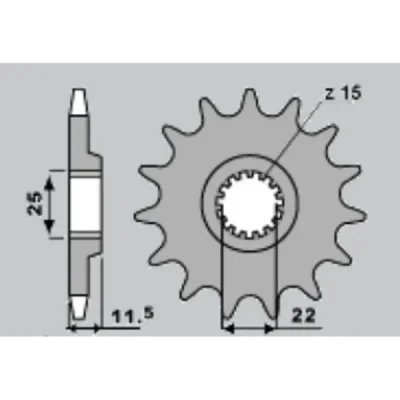 Cht Zębatka Przednia 1252 13 Ktm Lc4 (4021-13) (Jtf1902.13) Cht Zębatka Przednia 1252 13 Ktm Lc4 (4021-13) (Jtf1902.13)