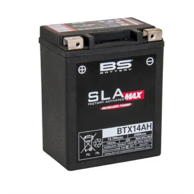 Akumulator BS Battery BTX14AH Max YTX14A-BS 13Ah bezobsługowy zalany 240A (300863) Akumulator BS Battery BTX14AH Max YTX14A-BS 13Ah bezobsługowy zalany 240A (300863)