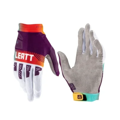 Leatt Rękawice Moto 2.5 X-Flow Glove Indigo Fioletowy/Biały/Pomarańczowy L