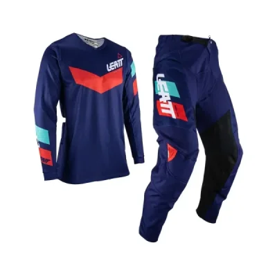 Leatt Zestaw (Komplet) Koszulka + Spodnie Moto Ride Kit 3.5 Red Granatowy/Czerwony S Leatt Zestaw (Komplet) Koszulka + Spodnie Moto Ride Kit 3.5 Red Granatowy/Czerwony S