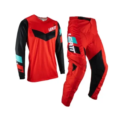 Leatt Zestaw (Komplet) Koszulka + Spodnie Moto Ride Kit 3.5 Red Czerwony/Czarny/Niebieski L Leatt Zestaw (Komplet) Koszulka + Spodnie Moto Ride Kit 3.5 Red Czerwony/Czarny/Niebieski L