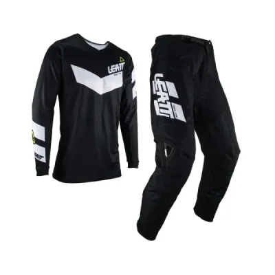 Leatt Zestaw (Komplet) Koszulka + Spodnie Moto Ride Kit 3.5 Black Czarny/Biały L