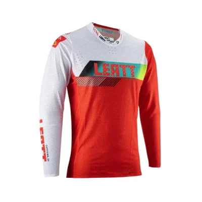 Leatt Koszulka Moto 5.5 Ultraweld Jersey Red Biały/Czerwony Xxl Leatt Koszulka Moto 5.5 Ultraweld Jersey Red Biały/Czerwony Xxl
