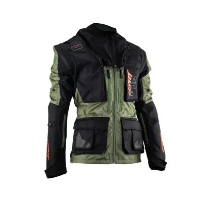 Leatt Kurtka Moto 5.5 Enduro Jacket Cactus Czarny/Zielony M Leatt Kurtka Moto 5.5 Enduro Jacket Cactus Czarny/Zielony M