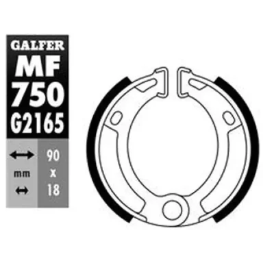Galfer Szczęki Hamulcowe Tył Mbk Motobekane Booster 50 '94-, Booster 100 '99, Galfer Szczęki Hamulcowe Tył Mbk Motobekane Booster 50 '94-, Booster 100 '99,