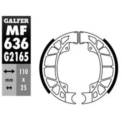 Szczęki hamulcowe tył Hexagon/Skipper/Piaggio/Vespa Galfer Szczęki hamulcowe tył Hexagon/Skipper/Piaggio/Vespa Galfer