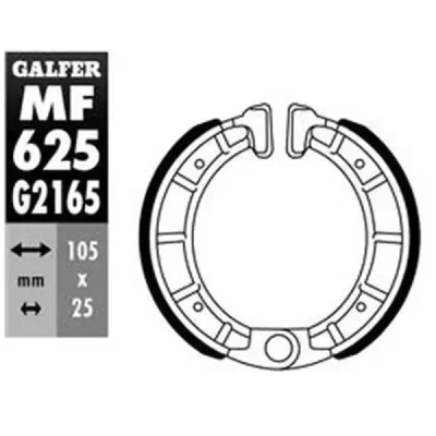 Szczęki hamulcowe (MF625G2165) Szczęki hamulcowe (MF625G2165)