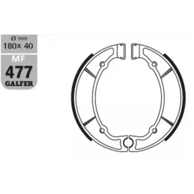 Szczęki hamulcowe Galfer SH512 (MF477G2165) Szczęki hamulcowe Galfer SH512 (MF477G2165)