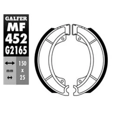 Szczęki hamulcowe Galfer SH527 (MF452G2165) Szczęki hamulcowe Galfer SH527 (MF452G2165)