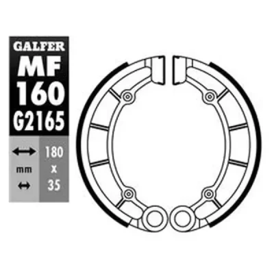 Szczęki hamulcowe Galfer tył Kawasaki KDX 200 85-88 KH 500 76- KX 125 84 (MF160G2165) Szczęki hamulcowe Galfer tył Kawasaki KDX 200 85-88 KH 500 76- KX 125 84 (MF160G2165)