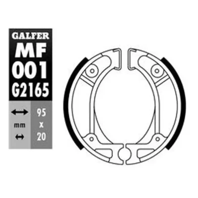 Szczęki hamulcowe Galfer tył Honda CRF 70 80 100F 04- DIO 50 91-93 NE 50 Vision 85- Kymco Fever ZX 50 97- SA 75 80 (MF001G2165)